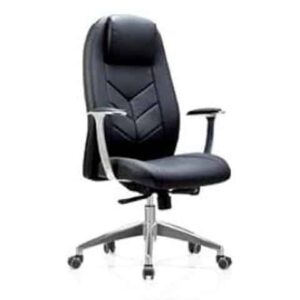 FAUTEUIL DOSSIER HAUT PU 8855H NOIR 69*58*118