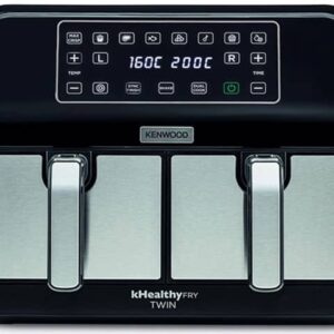 AIR FRYER KENWOOD 8L/3,4KG HFM75 COULEUR INOX NOIR