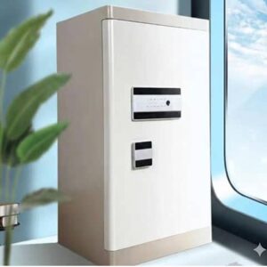 COFFRE FORT 100 KGS REF LH-1000-1 COULEUR BEIGE /GRIS/NOIR 104X50X56