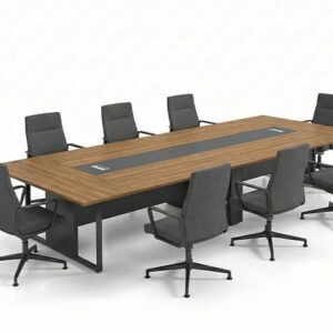 TABLE DE REUNION MOTM-08 4800*1600*760 MELAMIN TP904 MAR+GREY 25-28PL